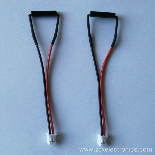 60mm red and black terminal plug parallel wire